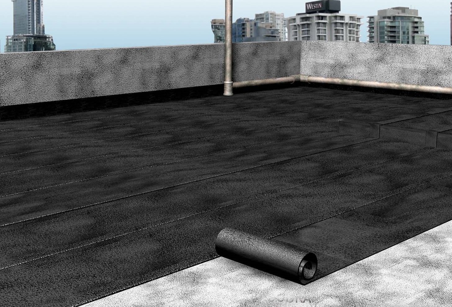 عزل مائي بدرومات اسطح تنكات خزانات عزل بحيرات وحمامات سباحة